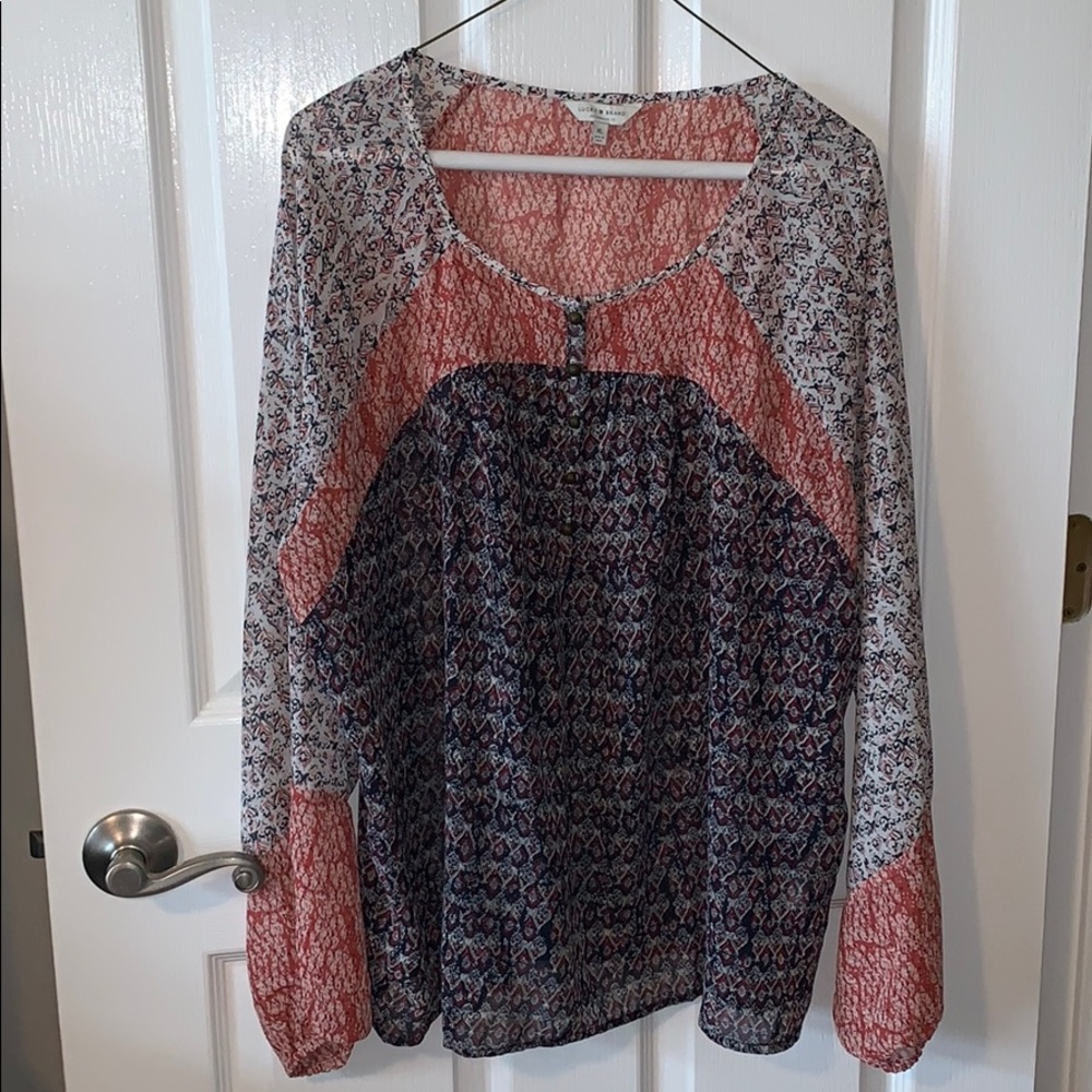 Long sleeve blouse